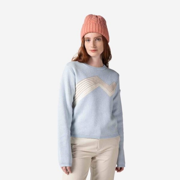 Rossignol Women's Mountain Round Neck Top Wool , Cashmere blend Ski sweater - Picture 1 of 7